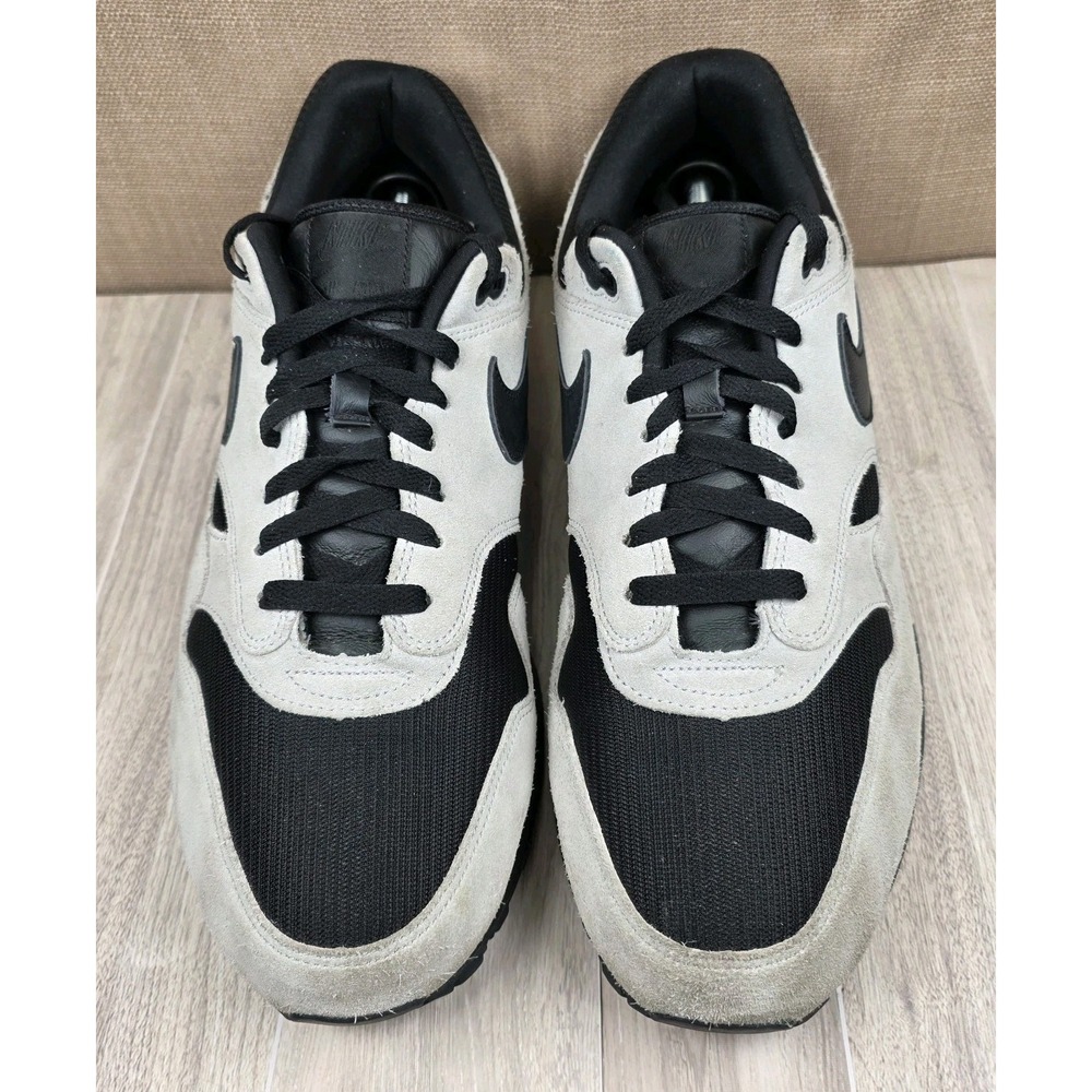 Nike Air Max 1 FQ8790-900 Black Gray Suede Mesh Men's Rare Size 16.5 Sneakers